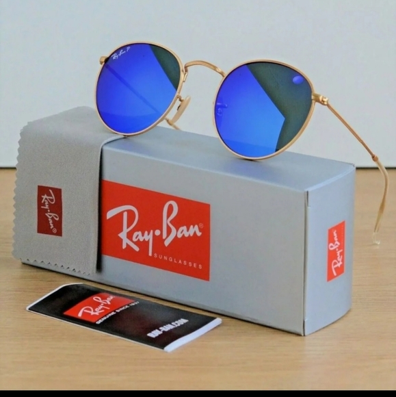 Ray Ban RB3447 Sunglasses - Gold main image 7